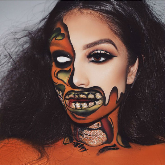 Талант и креатив: 27 потрясающих идей макияжа на Хэллоуин