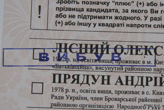 «Батьківщину» снимают с выборов на Киевщине O-00022093-n-00067455