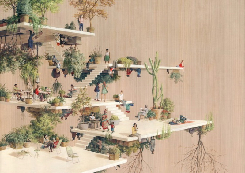 Перевернутая архитектура, бросающая вызов гравитации (фото 3)