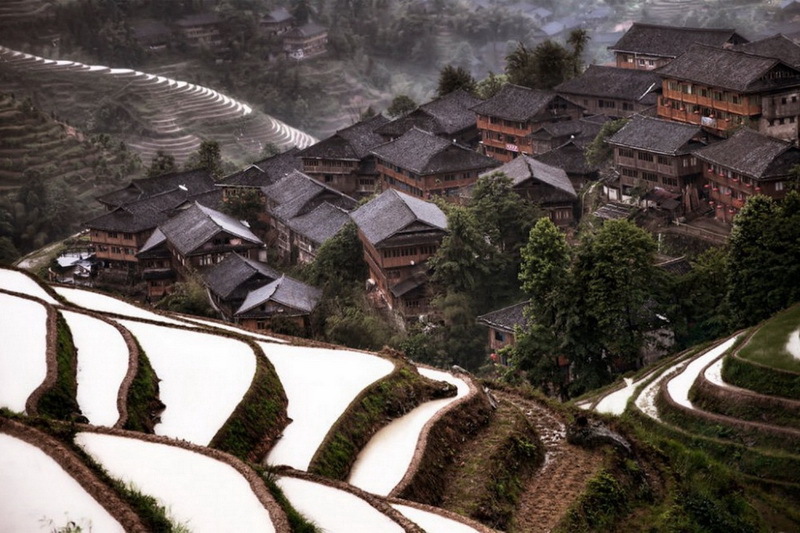 Горная деревня, Китай