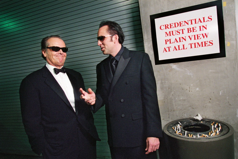 Джек Николсон и Николас Кейдж, 2003.