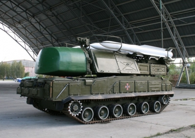 Украинский зенитно-ракетный комплекс «Бук М1»