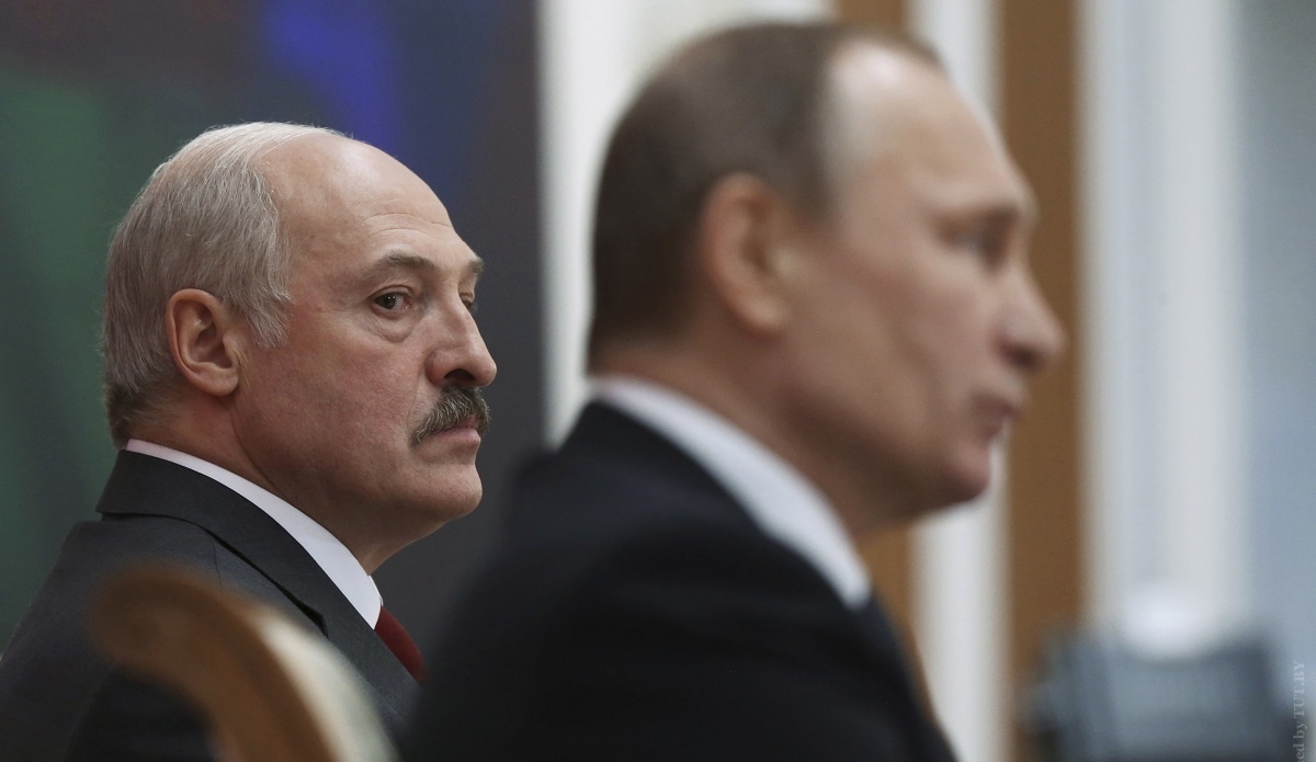 Путін і Лукашенко під час навчань «Захід-2017»