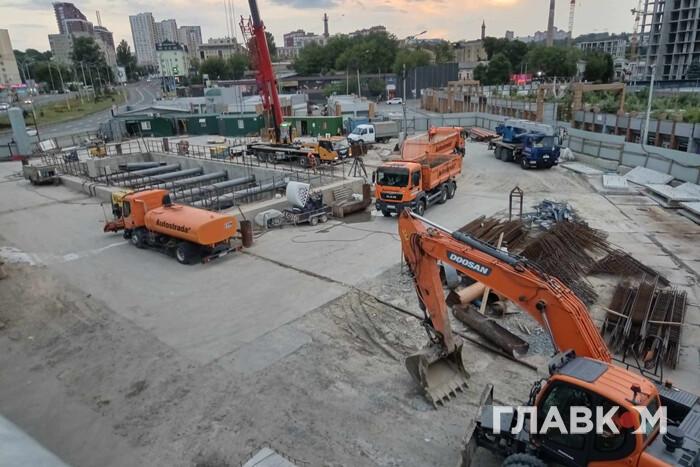 Ремонт тунелю біля станції метро «Деміївська» триває (фото)
