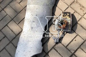 Уламок ракети, збитої вчора в Білгороді