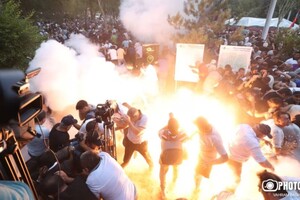 Зіткнення мітингувальників та поліції, Єреван, 12 червня 2024