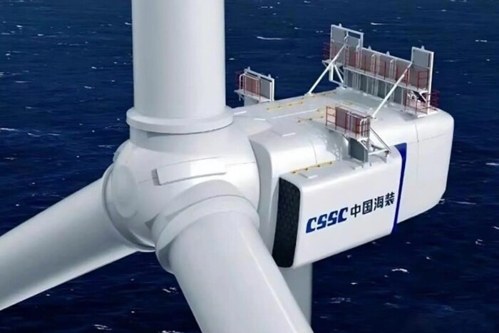 Китай побудував найбільший у світі морський вітрогенератор (фото)