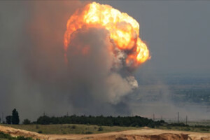 Інцидент трапився в районі військового полігону Лібави