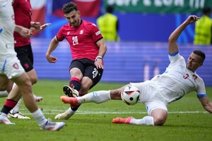 Збірна Чехії грає проти Грузії у матчі другого туру Євро-2024 з футболу