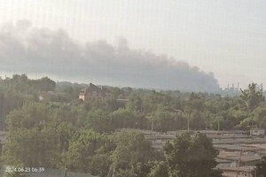 Дим після вибуху на коксохімі