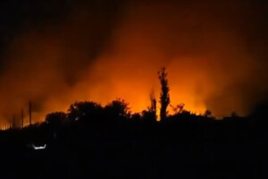 Унаслідок обстрілу виникла пожежа