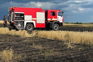 Росіяни обстріляли на Харківщині поле стиглої пшениці площею 110 га (фото)