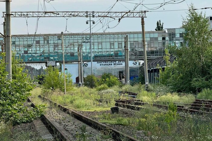 Скоро заросте лісом: журналіст показав занедбаний залізничний вокзал у Донецьку