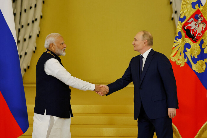 Пентагон прокоментував візит прем'єра Індії до Путіна