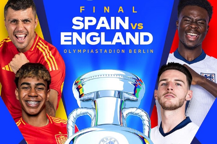Іспанія – Англія. Коли та де дивитись фінальний матч Євро-2024
