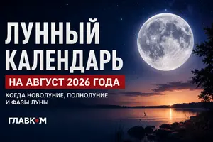 Лунный календарь на август 2026 года