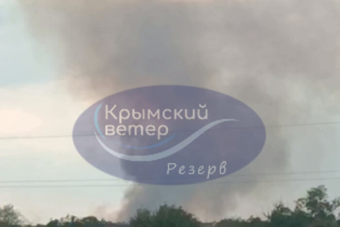 У Криму спалахнула пожежа неподалік аеродрому: призупинено рух поїздів