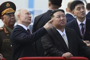 Кім Чен Ин та Володимир Путін