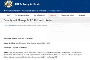 Посольство США: Россия в ближайшее время может усилить удары по Украине