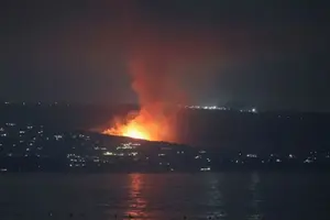 Вибух у ліванському селі Байут Ель-Сайяд під час бойових дій між «Хезболлою» та ізраїльськими військами, 19 серпня 2024 року 