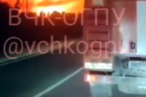 У Росії палає склад боєприпасів