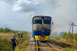 На Рівненщині горів пасажирський потяг