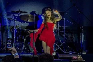 Христина Соловій під час виступу на «виделкаfest» у Чорноморську