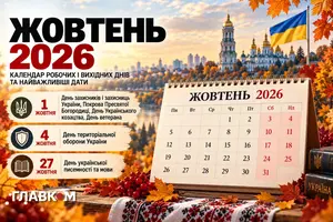 Державні та міжнародні свята у жовтні 2026: як працюватимуть та що відзначатимуть українці