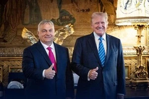 Орбан і Трамп на зустрічі у Флориді, 11 липня 2024 року