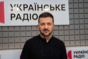 Президент України Володимир Зеленський під час інтерв'ю Суспільному з нагоди 100-річчя Українського Радіо