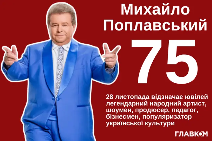 Михайлу Поплавському – 75. Біографія народного артиста та найвідомішого ректора України