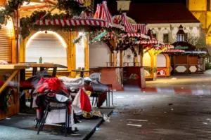 Магдебурзький різдвяний ярмарок невдовзі після нападу