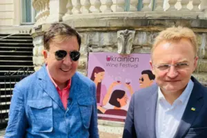 Експрезидент Грузії Михайло Саакашвілі та мер Львова Андрій Садовий