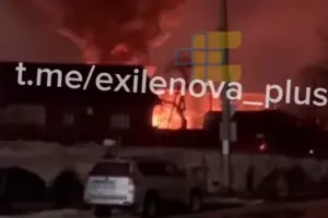 У Смоленській області палає нафтобаза