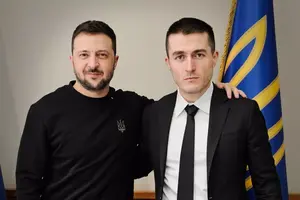 Лекс Фрідман (справа) і Володимир Зеленський