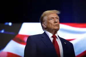 Трамп виступив під час пресконференції у своїй резиденції в Мар-а-Лаго з нагоди затвердження Конгресом його перемоги на виборах