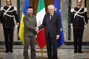 Володимир Зеленський та Серджо Маттарелла