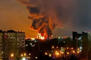 8 січня українські безпілотники атакували нафтобазу в Енгельсі