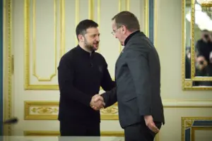 Президент України зустрівся з міністром оборони Німеччини