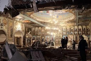 Собор був пошкоджений внаслідок вибухової хвилі зранку 18 січня