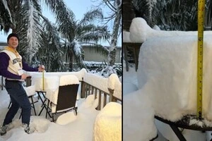 Субтропічний Новий Орлеан накрив потужний сніговий шторм