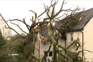 У Британії та Ірландії знеструмлено понад 400 тис. будинків через шторм «Еовін»