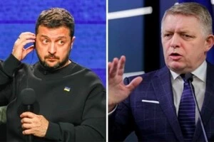 Володимир Зеленський та прем’єр Словаччини Роберт Фіцо