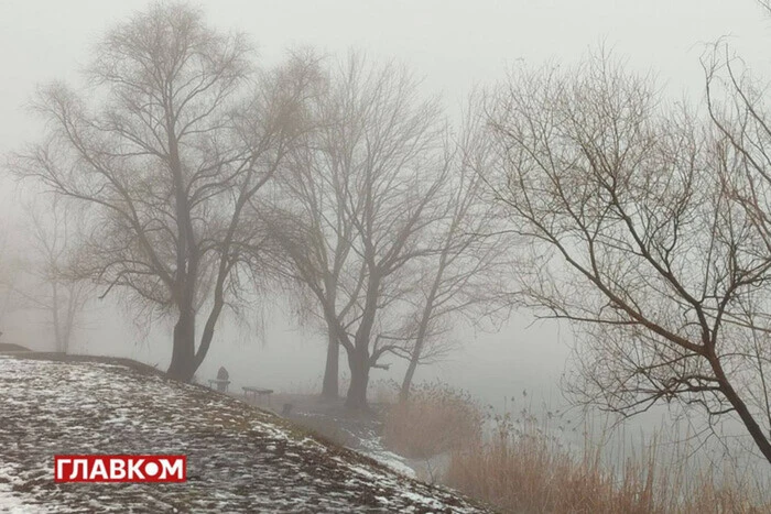 Туман, місцями невеликий дощ: прогноз погоди на 31 січня