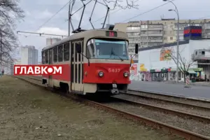 На Оболоні 1-2 лютого буде зупинено рух трамвая №16: що стало причиною