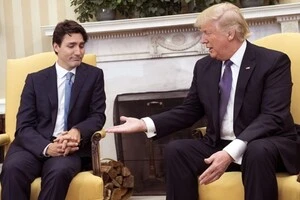 Прем’єр-міністр Канади Джастін Трюдо та очільник США Дональд Трамп