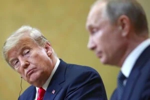 Очільник США Дональд Трамп і російський диктатор Володимир Путін