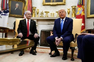 Прем'єр-міністр Ізраїлю Беньямін Нетаньягу та президент США Дональд Трамп