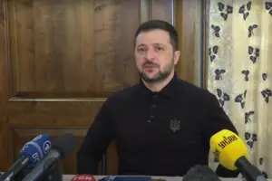 Зеленський на пресконференції перед початком Мюнхенської безпекової конференції