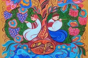 На виставці свої роботи представить Світлана Сігіда – народна майстриня України